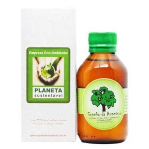 &Oacute;leo de copaiba 100 ml frasco vidro &acirc;mbar com conta gotas 