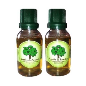 Óleo de copaiba 60 ml - 2 frascos de 30 ml cada com gotejador 