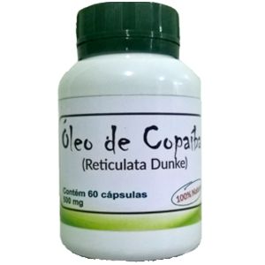Óleo de Copaiba Capsulas - 60 Caps. de 500 mg