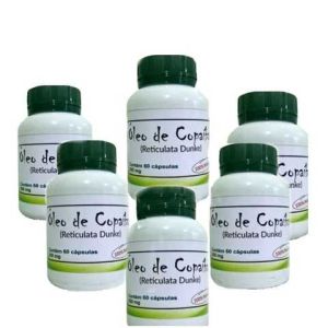KIT 6 Copaiba 360 cápsulas 500 mg cada 1 Ano de uso contínuo 