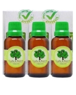 Óleo de copaíba 3 frascos de 30 ml vidro com conta gotas 